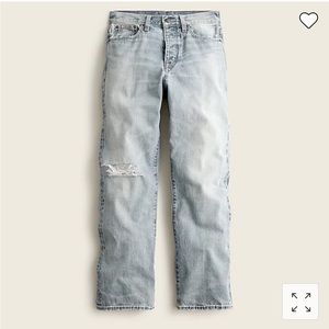 Jcrew Point Sur canyon mid-rise boyfriend jean in Faded Blue wash sz 31 NWT